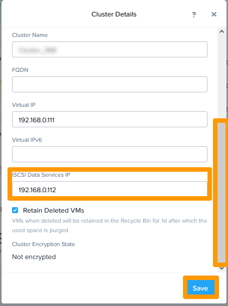 Nutanix recycle bin