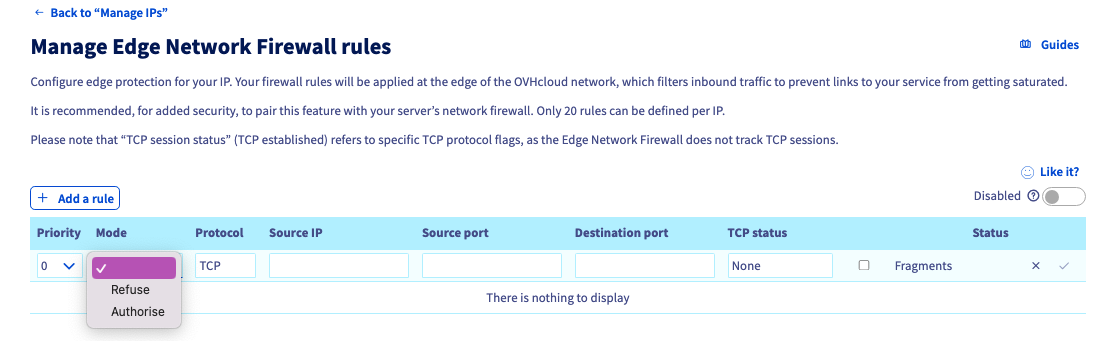Enabling and Configuring the Edge Network Firewall – Support Guides