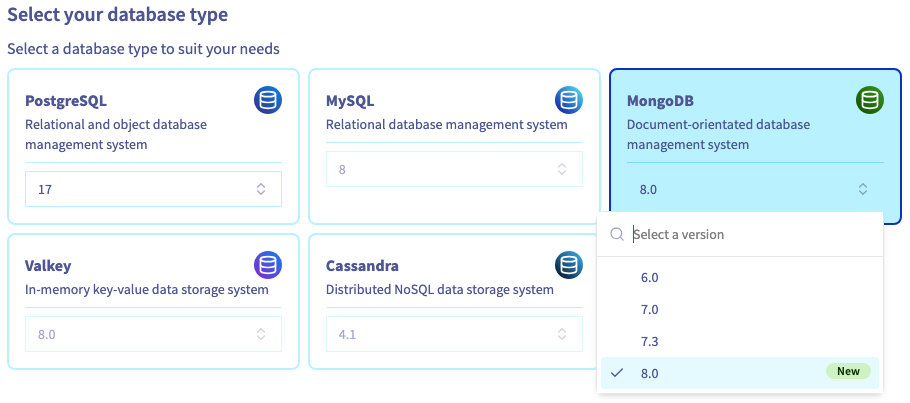manager_database_mongo_selectVersion.png