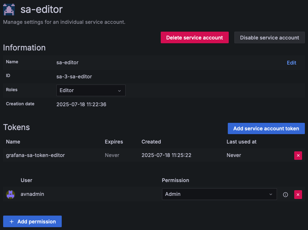 grafana_serviceAcountDetails_withToken.png